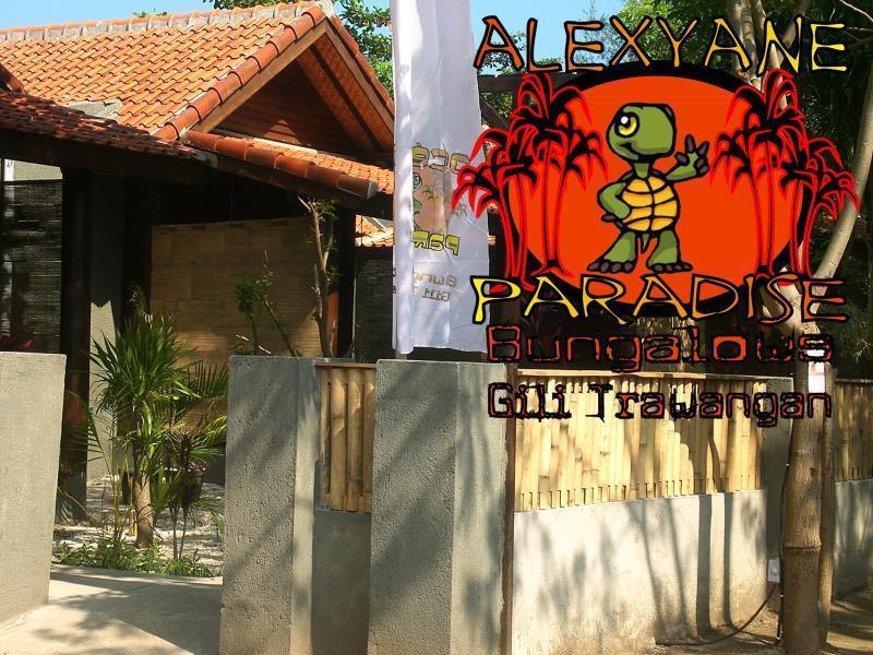 Alexyane Paradise Bungalow Gili Trawangan Eksteriør billede
