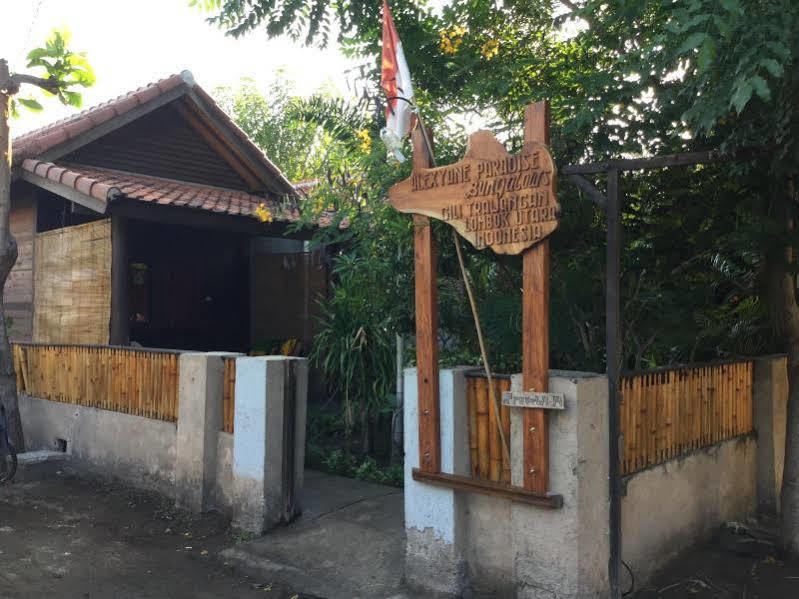 Alexyane Paradise Bungalow Gili Trawangan Eksteriør billede